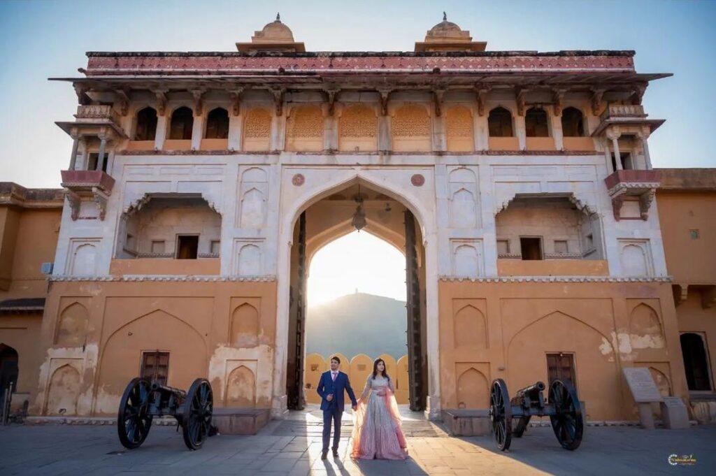 Amer Fort pre-wedding photo 3