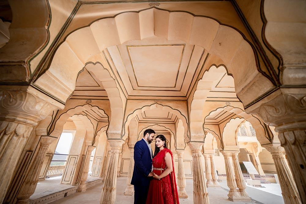 Amer Fort pre-wedding photo 1